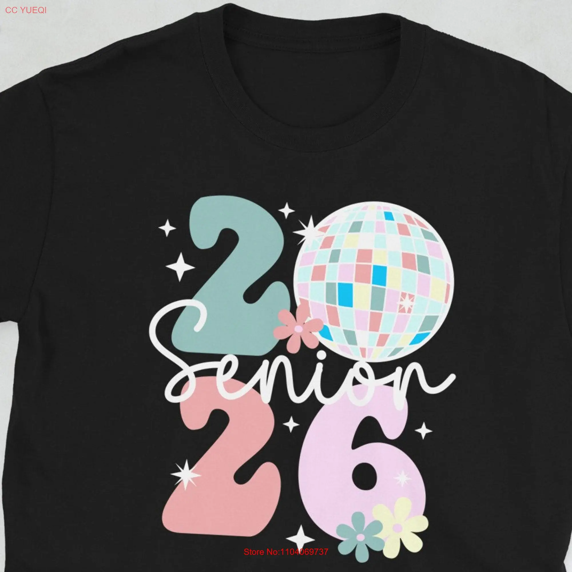 Senior 2026 Graduate Graduation Class Of T Shirt long or short sleeves