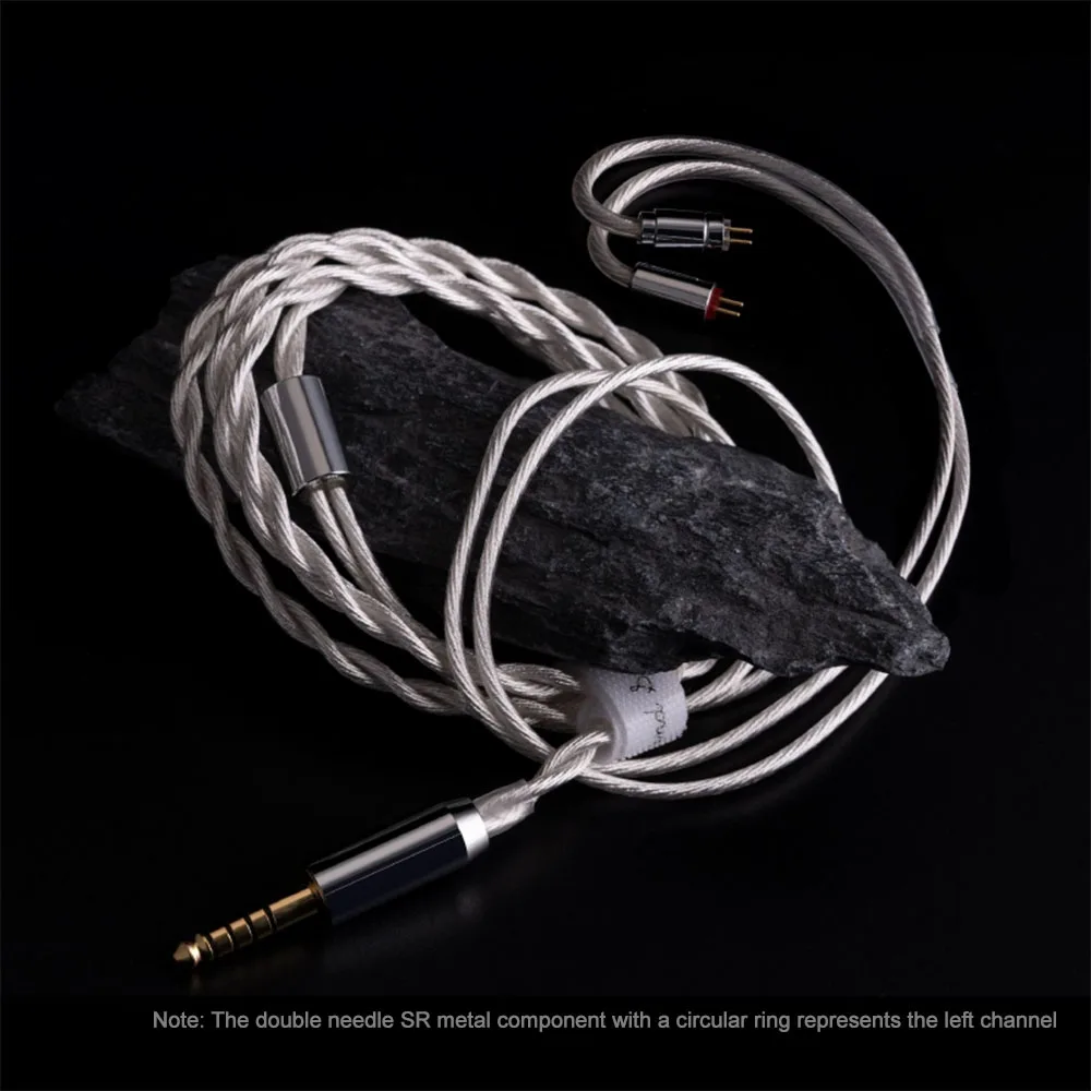 SIMGOT Xingge Headphone Cable LC5 0.78 Dual Needle Interchangeable Upgrade Cable 4.4mm/3.5mm High Purity 6N Single Crystal