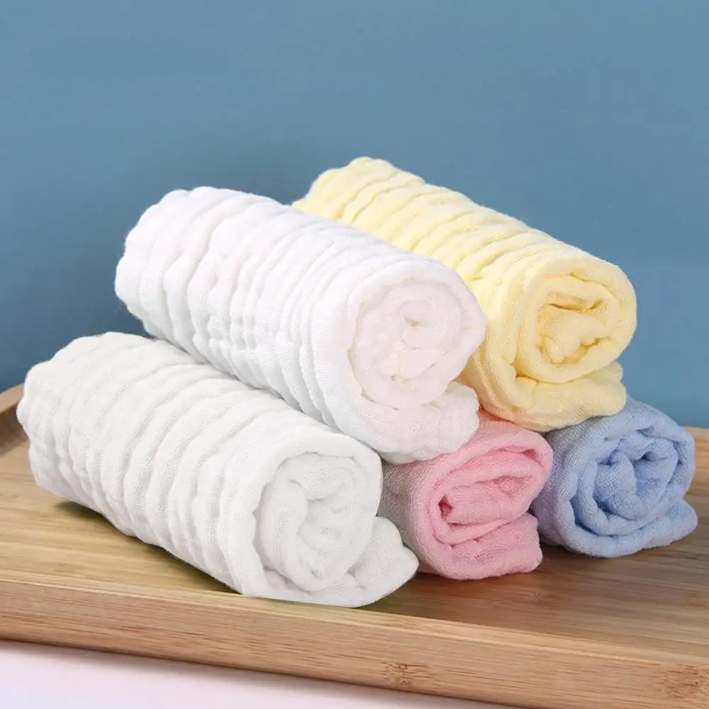 

Baby Muslin Washcloths Soft Newborn Baby Face Towel for Sensitive Skin- Baby Registry as Shower
