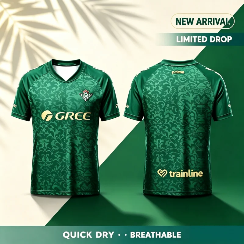 26-27 Betis Fußballtrikot T-Shirt 3D-Druck Sporttraining Atmungsaktiv Schnelltrocknend Sweatshirt Familien- und Kinder-T-Shirts Eltern-Kind – Detail 1