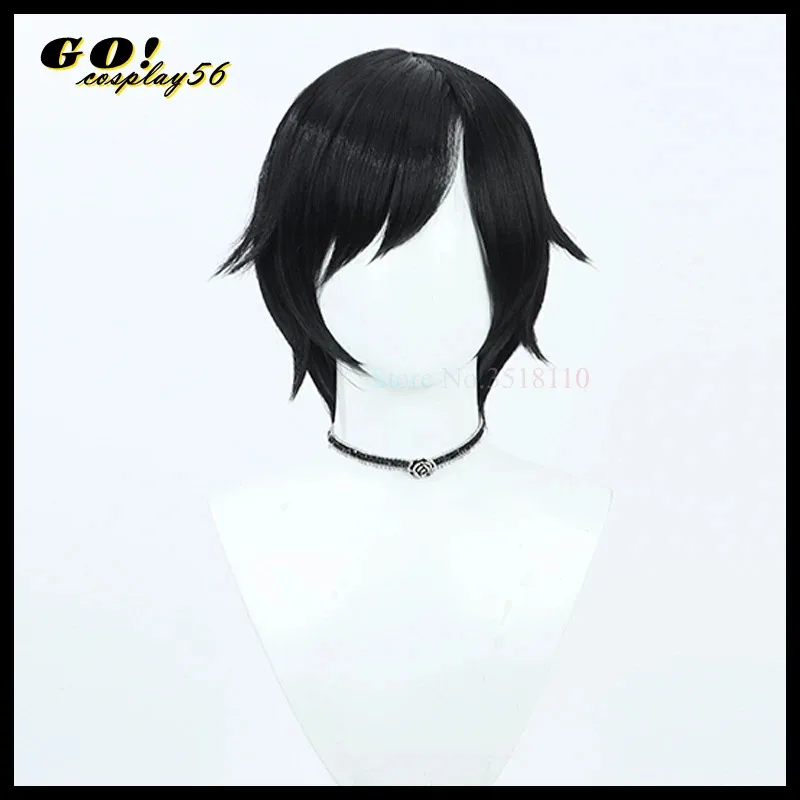

2025 Izutsumi Asebi Cosplay Wig Bangs Black Animal Ears Short Synthetic Hair Delicious in Dungeon Meshi Food Anime Headwea