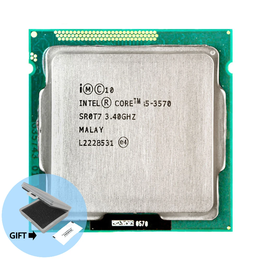 Go! Intel Core i5-3570 i5 3570 3.4 GHz Quad-Core Quad-Thread CPU Processor 6M 77W LGA 1155