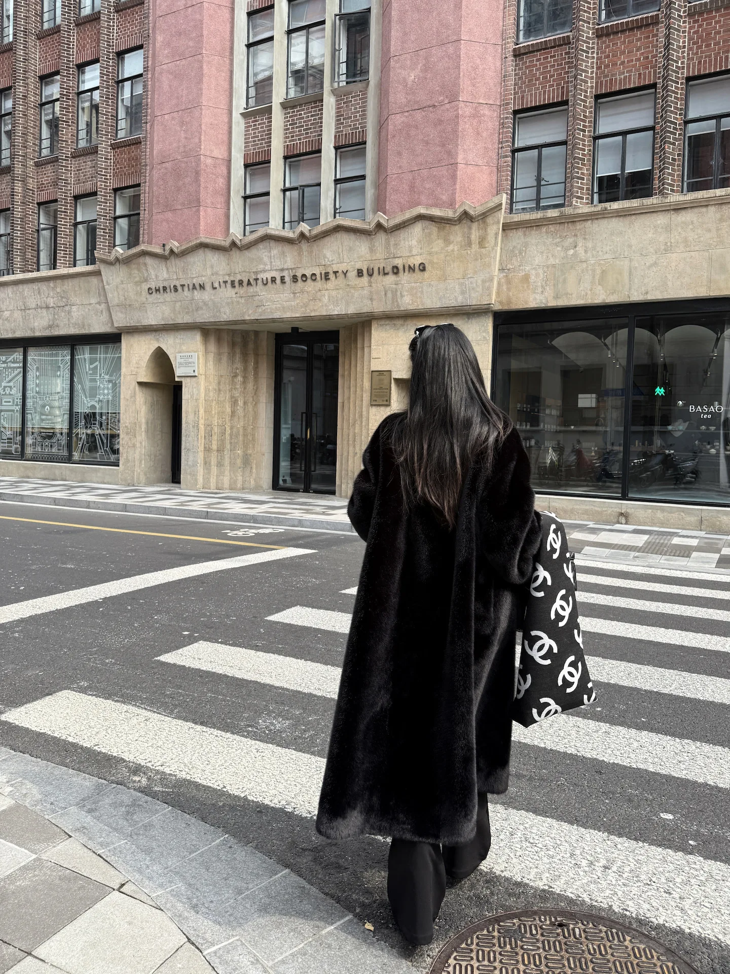 

Eco-Friendly Long Fur Jaet 347S Notting Hill Simulated Mink Fine Needlework Autumn Winter Women's Loose Fit Coat