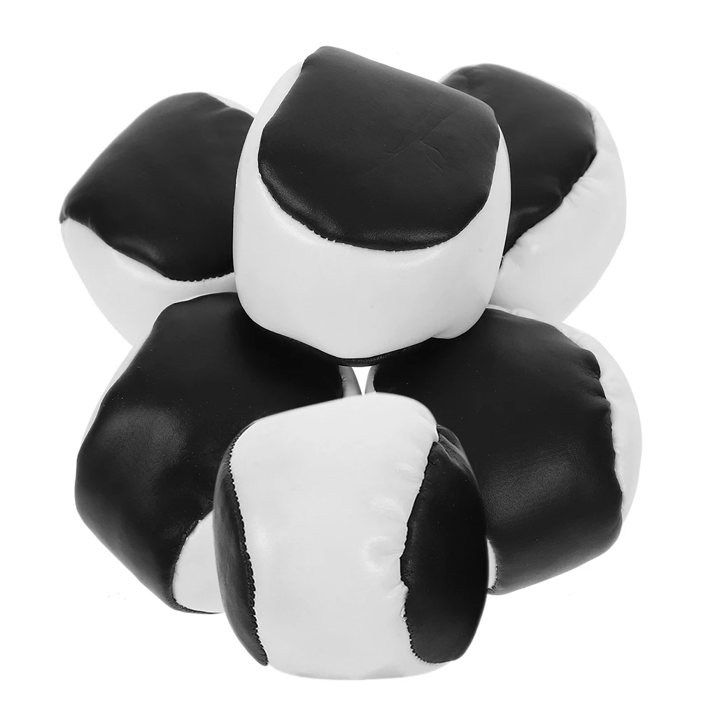 

6pcs PVC Sandbag Bean Bags Lightweight Kids Outdoor Game Toys Tossing Throwing Fun Portable Small Size