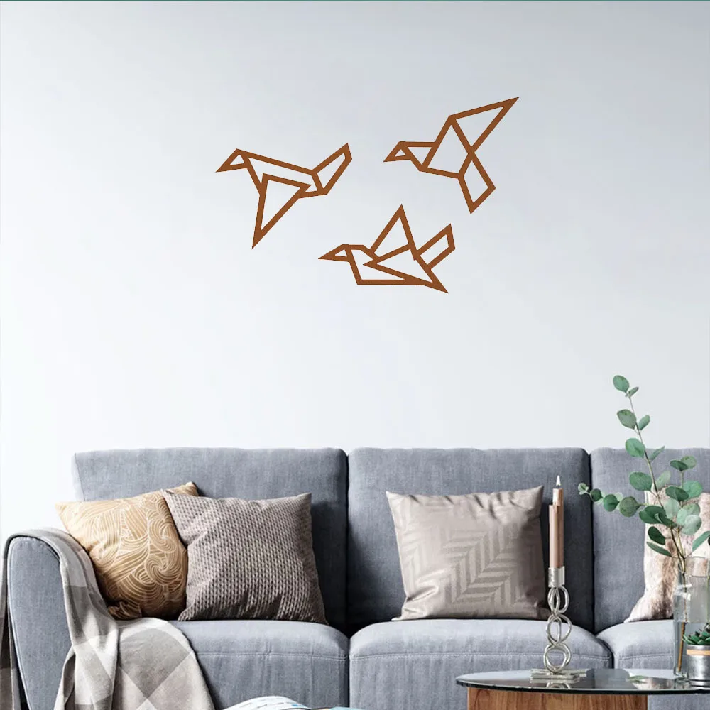 Fascinating Paper Crane Wall Art - A Graceful Addition to Decorate Home and Office