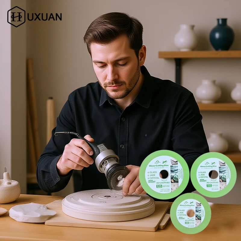 100/115/125mm Ultra-thin Saw Blade Diamond Jade Wine Bottle Ceramic Polish Angle Grinder Machine Glass Cutting Disc