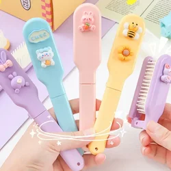 Mini Lovely Hair Brushes for Toddler Girl Cartoon Animal Baby Girls Comb Smalll Portable Hair Care Tools Hair Accessories