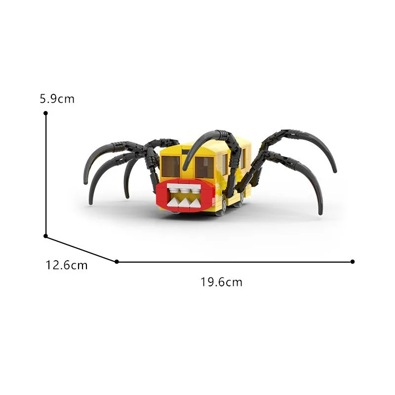 Horror gioco ChooChooed Charles Building Blocks Monster Spider Train Animal con Demonic MOC Model Brick Toy Kids Adult For Gift