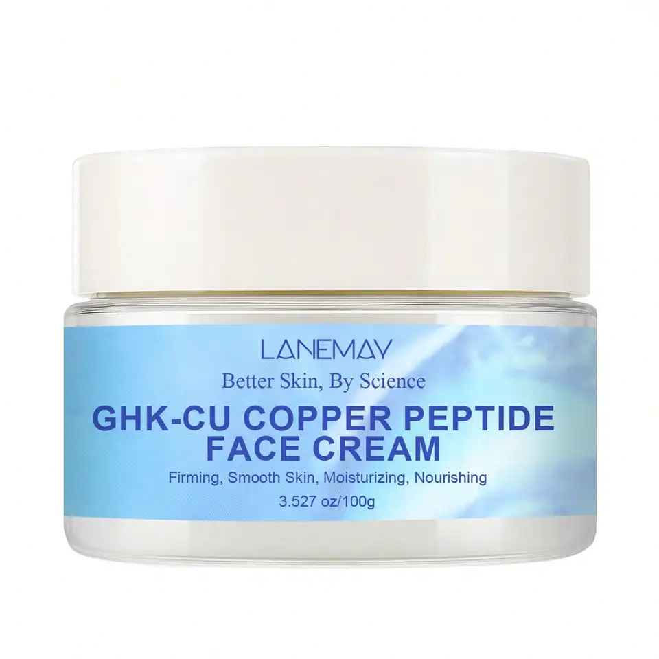 GHK-Cu Copper Peptide Cream | Intense Moisture & 72H Hydration Lock |  Firms, Smooths & Strengthens Skin Barrier, Reveals Plumper