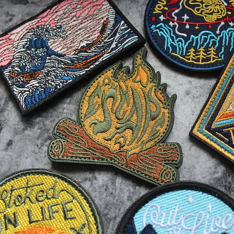 # Custom patch # Badge # Custom embroidery patch # Clothing backpack patch # bag accessory armband #