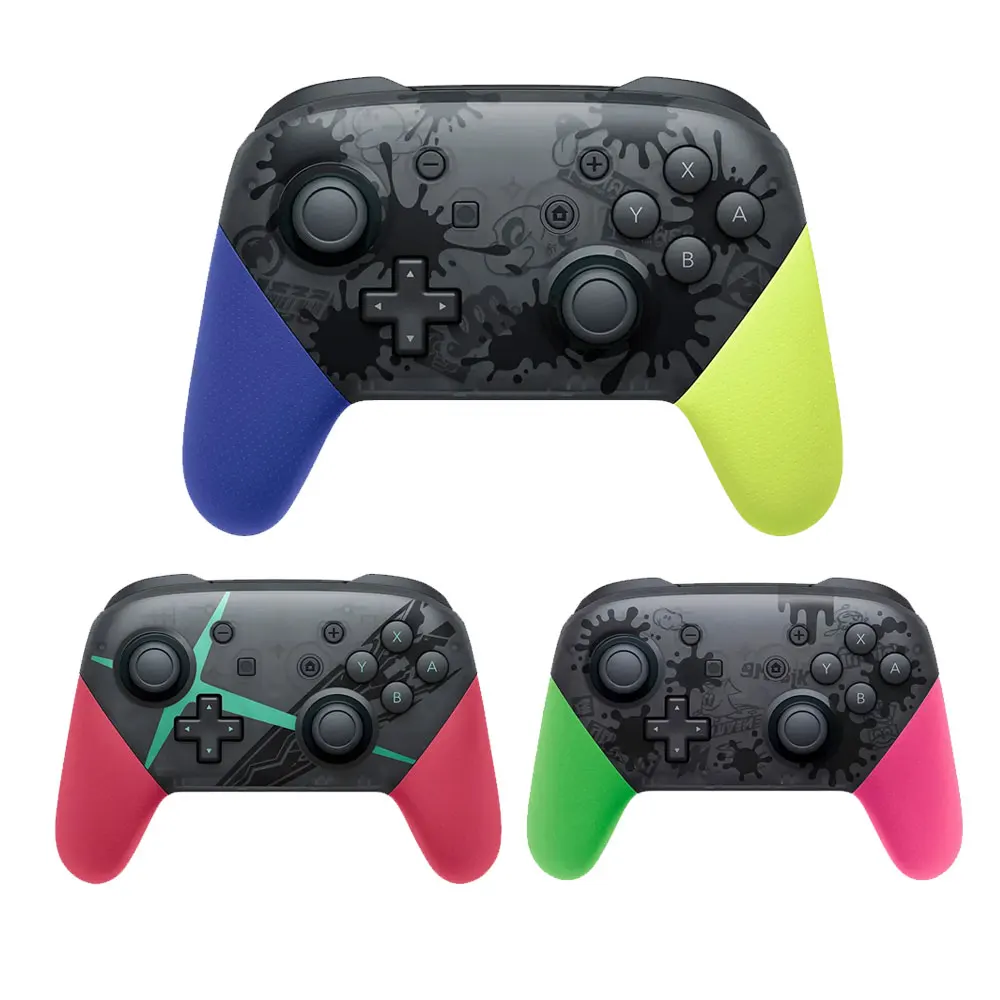 Dla kontrolera Nintend Switch Pro z funkcją NFC i budzenia Joystick bezprzewodowy 6-osiowy żyroskop HD wibracyjny gamepad Bluetooth