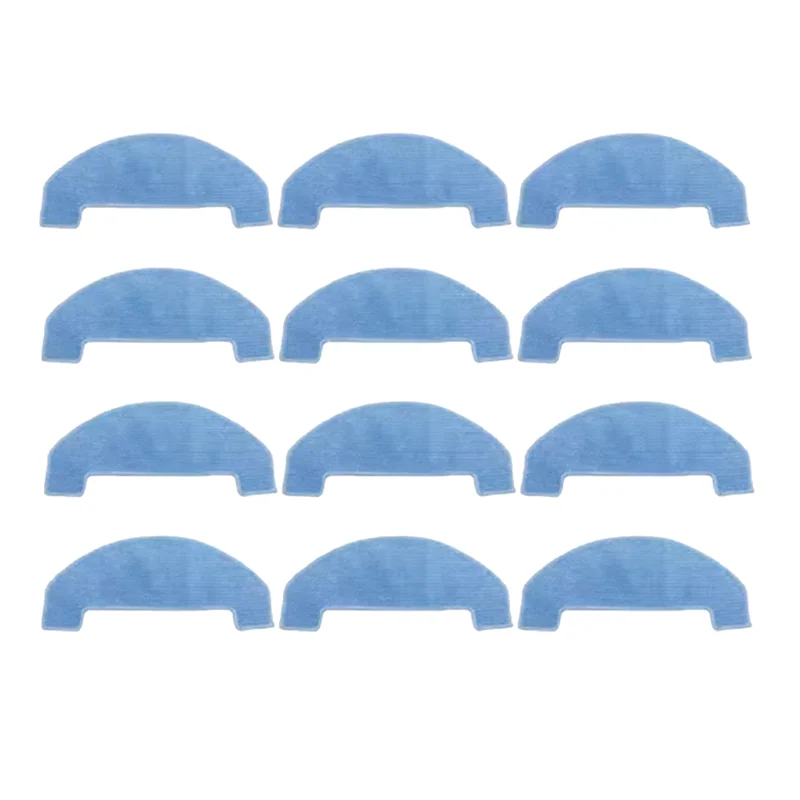 HHTL 12 PCS Cleaning Rag For Midea S5 Plus / Cecotec Conga 2299 Ultra Home X-Treme Genesis Robot Vacuum