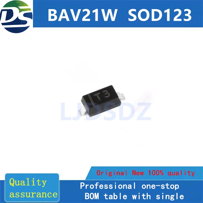 1 0PÇS/LOTE  BAV21W SOD-123   SOD123   NEW  IN  STOCK