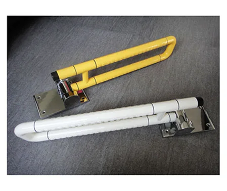 Nylon Disabled Toilet Fold up Handle Bathroom Antislip Grab Bar