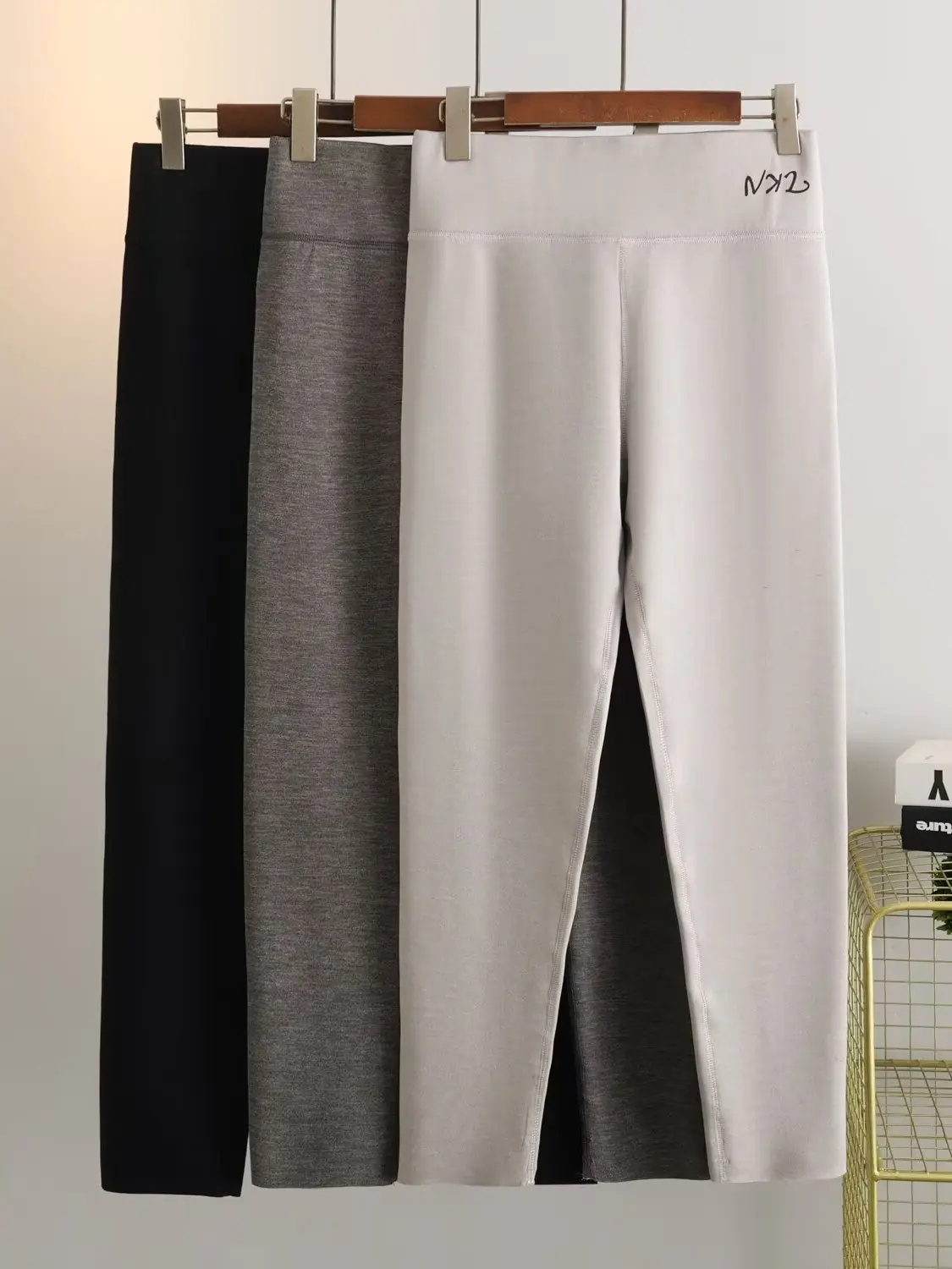 

High Waist High Elastici Yoga Pants plus Size Autumn Winter Loose Fit Slimming Base Layer Nine Points Korean Sle Women's ...