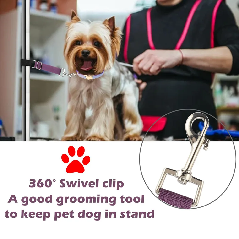 Pet Grooming Arm Extension Strap Adjustable Quick Release Dog Grooming Leash Grooming Loop Extension Pet Grooming Accessories