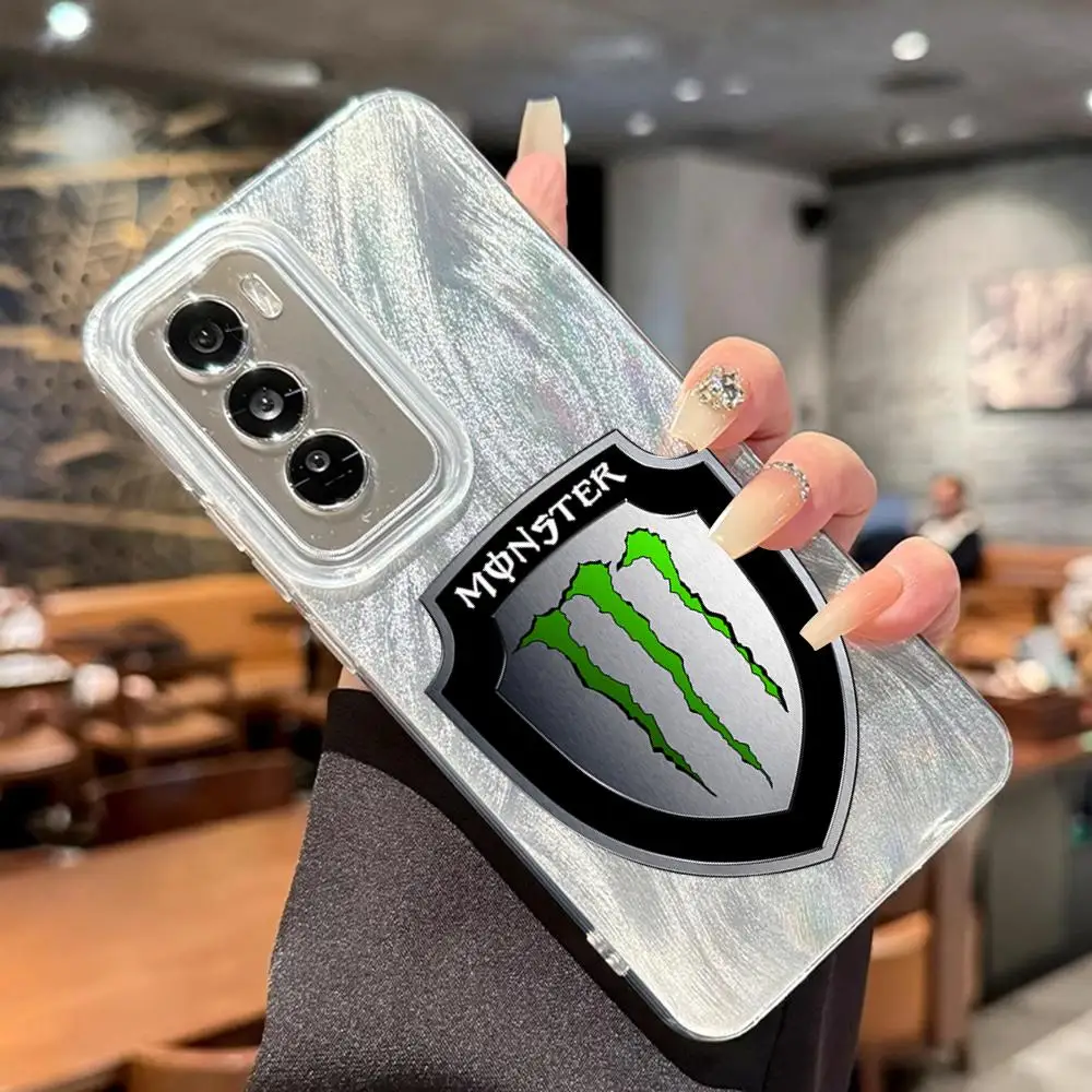 Drinking For M-Mons-ters E-Energiers MINISO Phone Case Camlet Laser Case For Samsung A10 20 05S S22 21 23 24 25 Ultra Plus5G S20