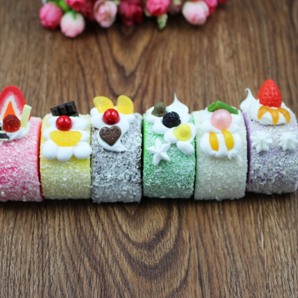 

Simulated Cake Decorations Simulation Imitaion Dessert Bread Realistic Food