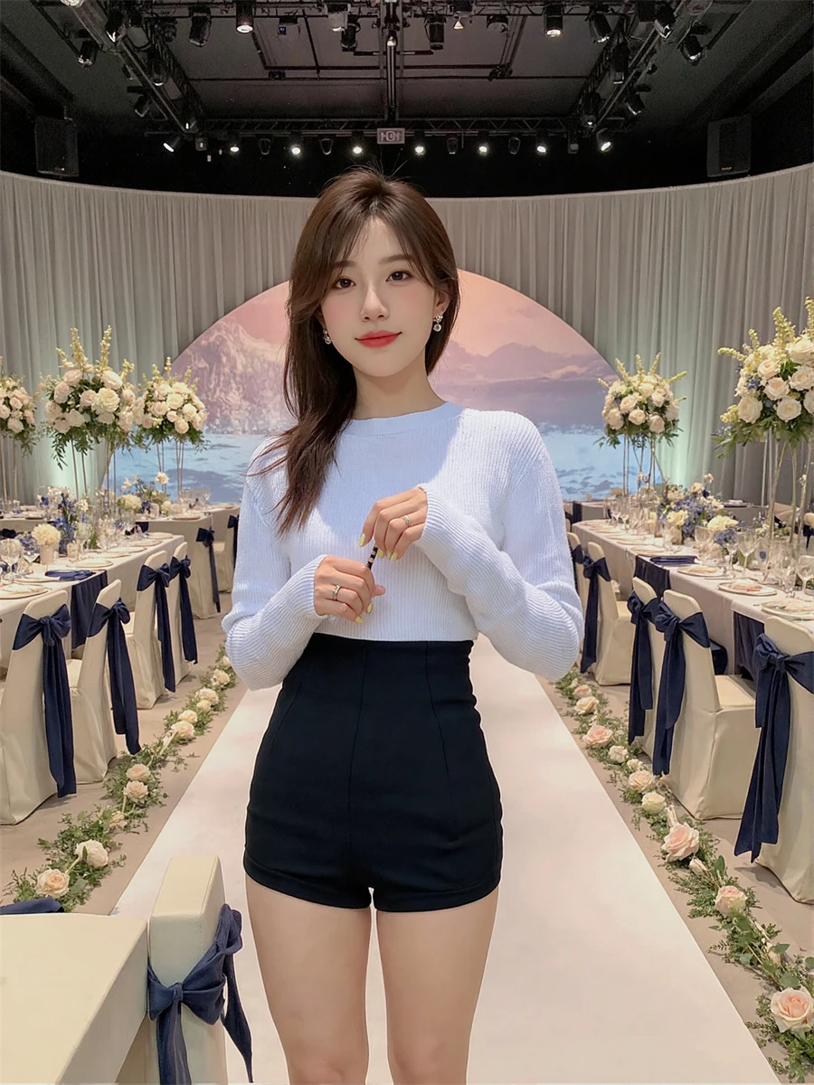 شورت نسائي عالي الخصر شورت جيب البضائع Utility ملابس الشارع الشهير برباط بحزام صيفي حضري خارجي موضة رياضية