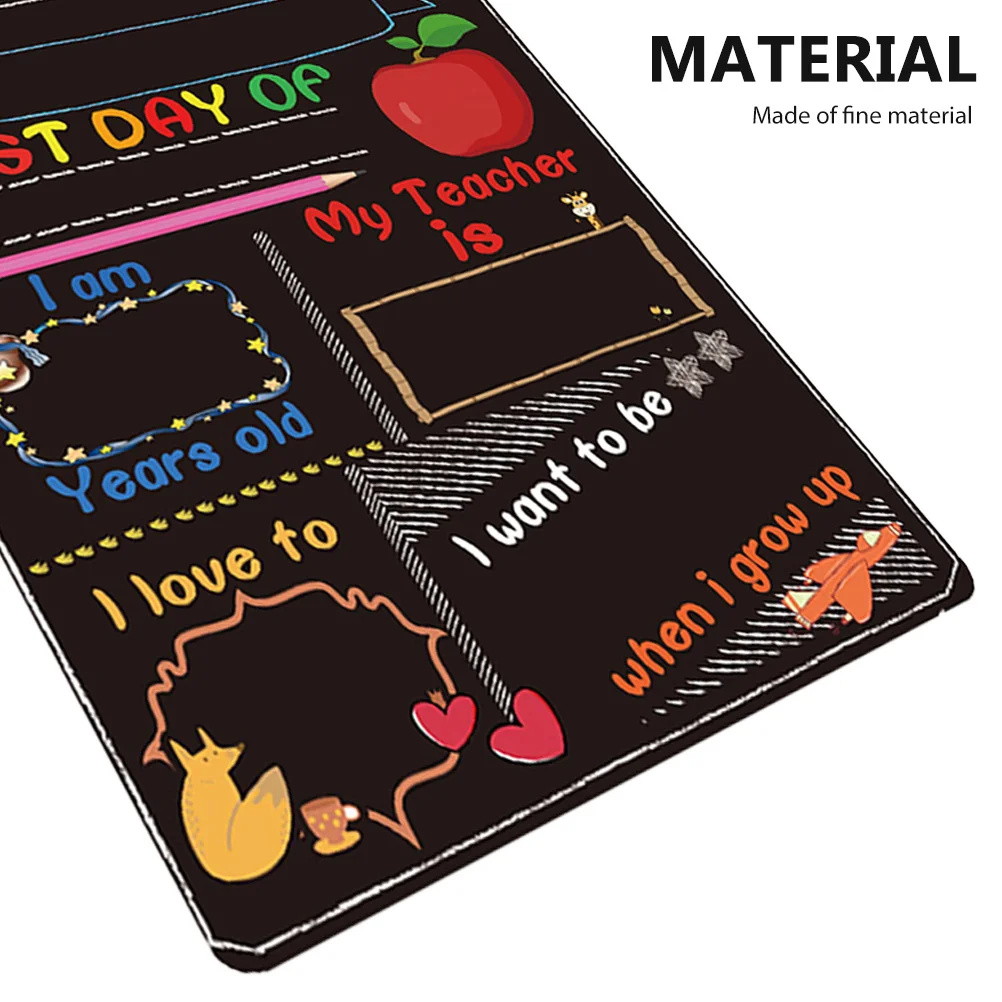 1 Buah Papan Tulis Dua Sisi Papan Tulis Kecil untuk Dekorasi Rumah Papan Pesan Praktis Alat Pendidikan Siswa Penggunaan Kantor