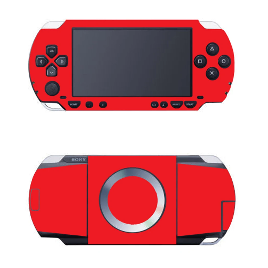 10 ملصقات لاصقة من الفينيل بلون نقي ونظيف لحماية الجلد من سوني PSP 1000 ملصقات جلود PSP1000