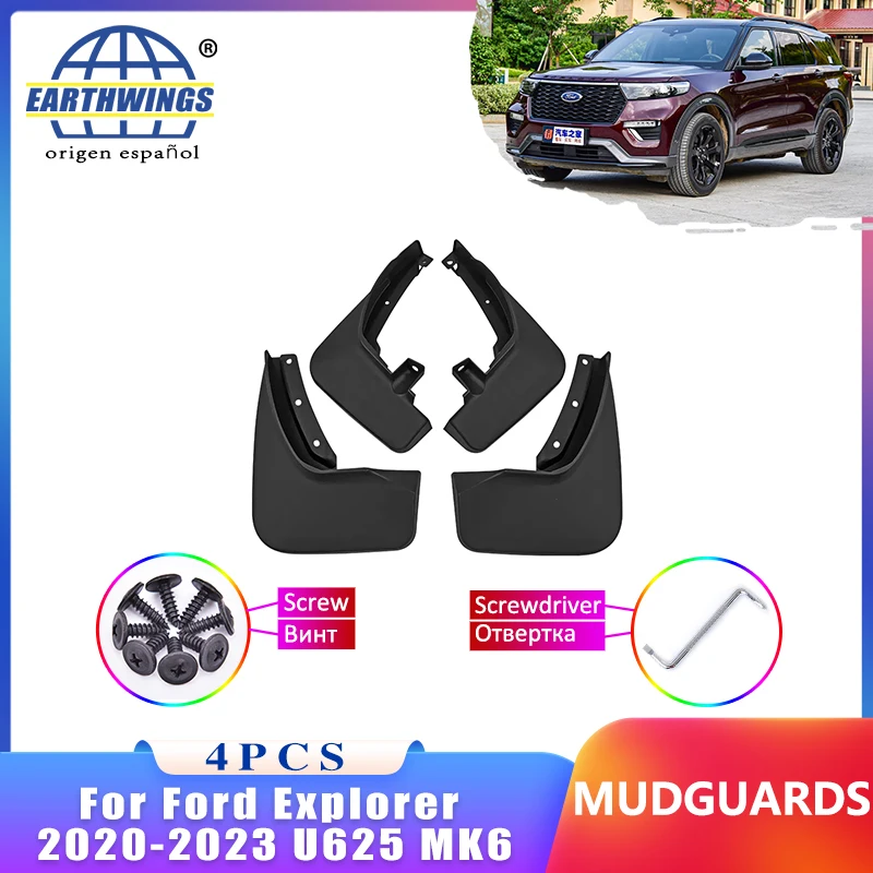 

Mudflap For Ford Explorer 2020-2023 U625 MK6 New Mudguard Front Rear Fender Car Styling Accessorie Upgrade Version 4 Piece Set