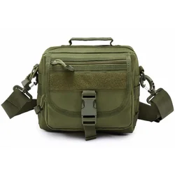 Unisex Durable Nylon Shoulder Bag, Tactical Exército Fan Mochila, Mensageiro Casual Bag, Bolsa de Viagem, Auxiliar Bag, Caça ao ar livre e Camping