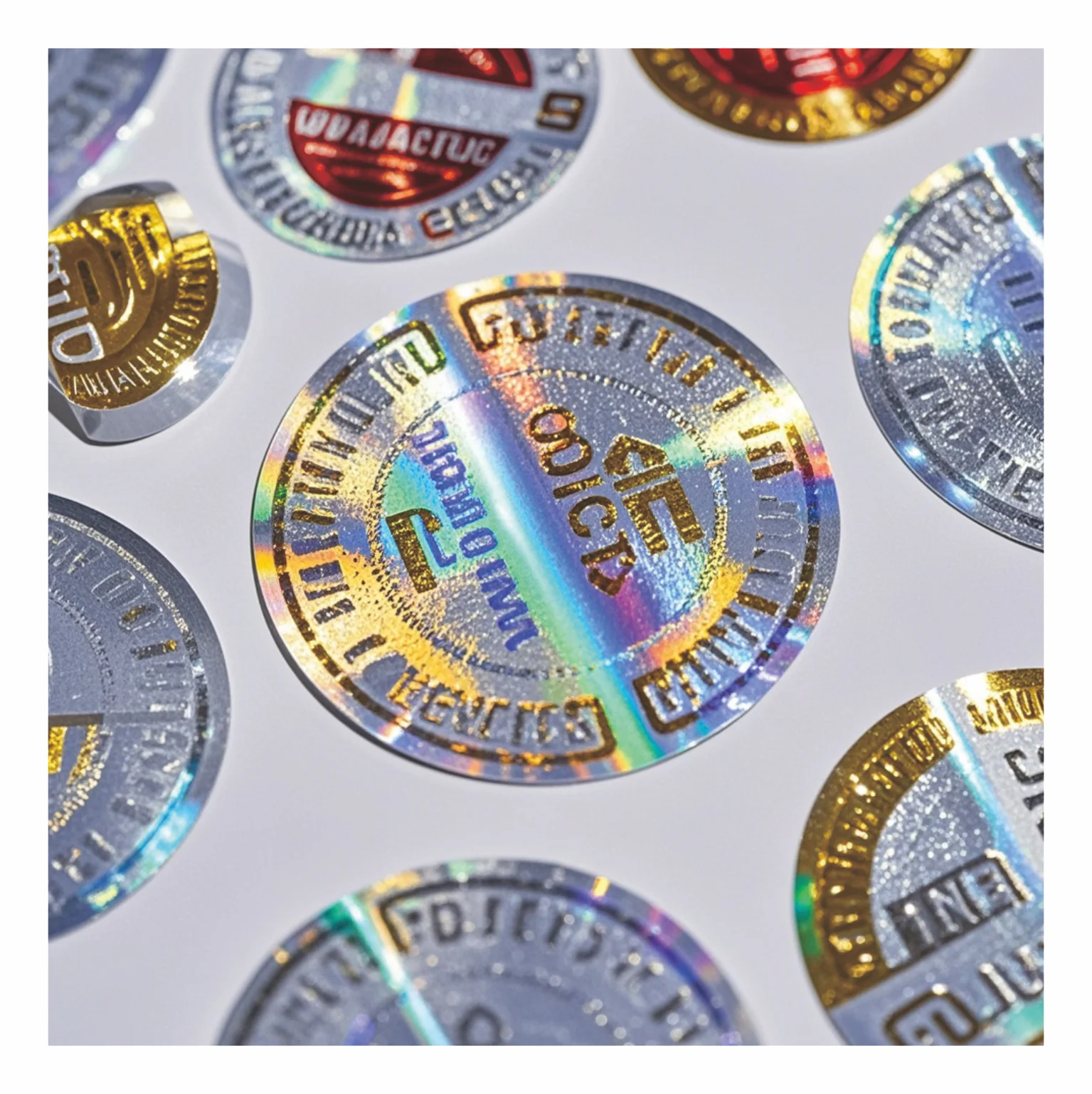 Hot Selling Security Hologram Stickers With Serial Number 3D Stickers With CE Certificate