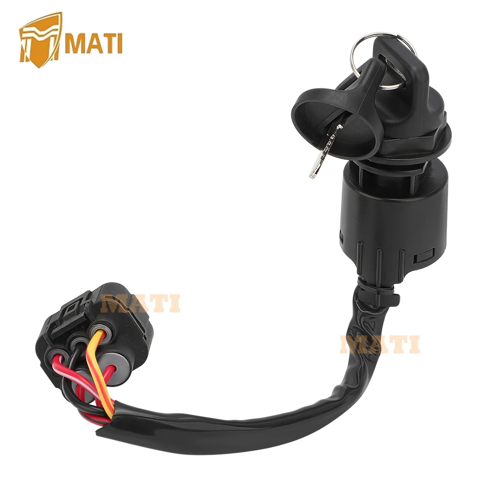 MATI Fit for 2009-2013 Honda Big Red 700 MUV700 Ignition Key Switch 35100-HL1-A01 starter