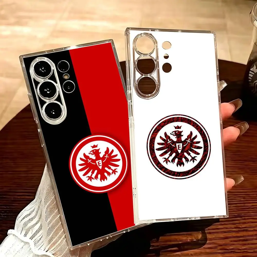 Eintracht Frankfurt-T Famous  Phone Case For Samsung S25,24,23,22,21,20,30,Ultra,Plus,Fe,Lite Transparent Cover