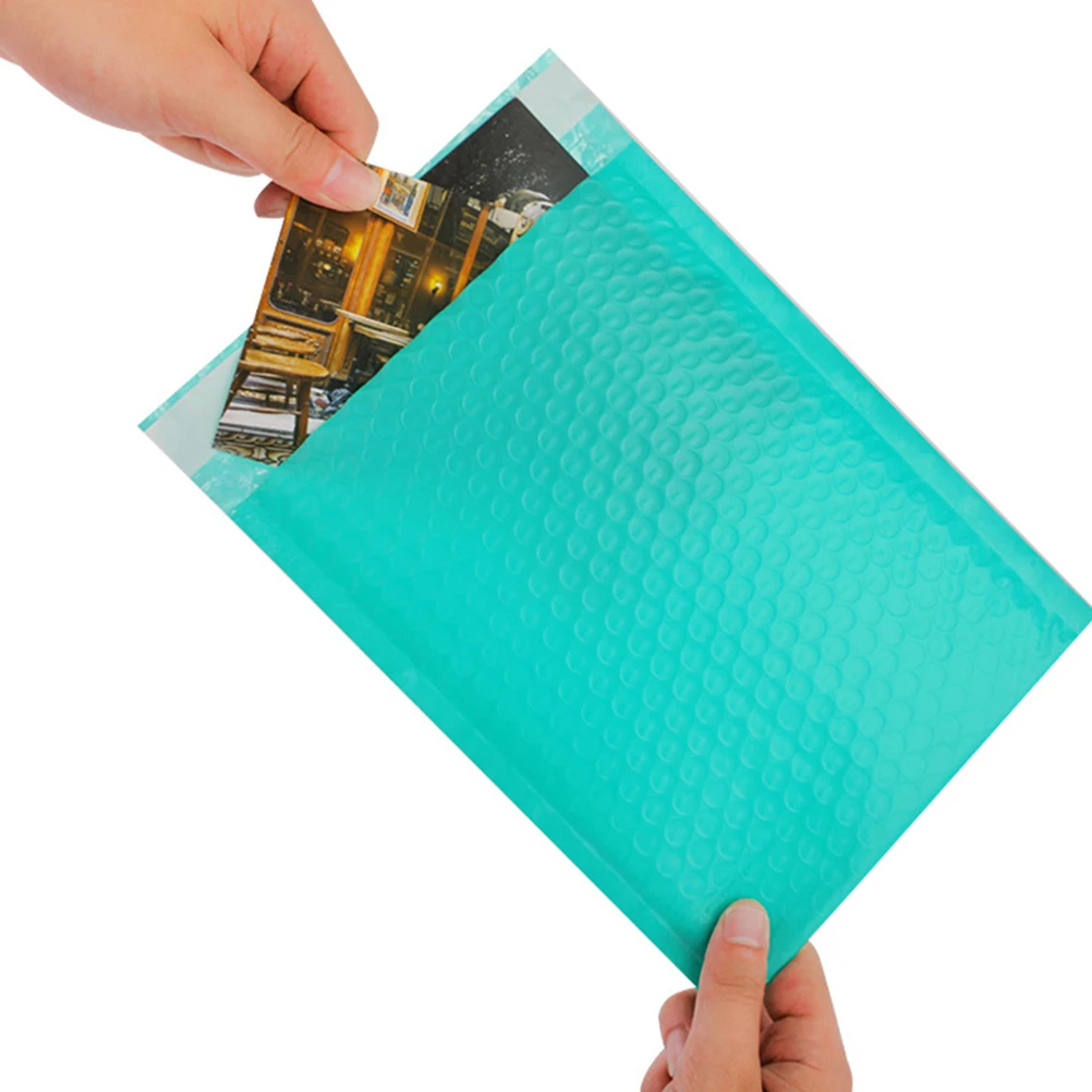 

25 Pcs Bubble Bag Seal Mailer Padded Envelopes Water Proof Bulk Mailers Blue Pouches
