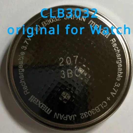 

CLB3032 Photokinetic Energy Solar Charging 3.7V CLB 3032 Watch Battery Capacitor for CASIO Watch