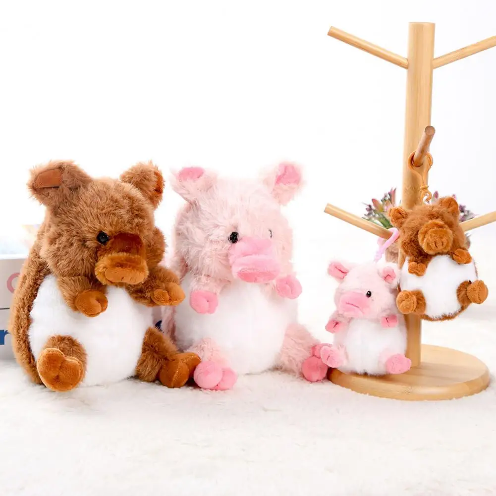 Animal relleno de lana suave, muñeco de jabalí de lana suave con relleno de algodón Pp para comodidad de soporte emocional para niños