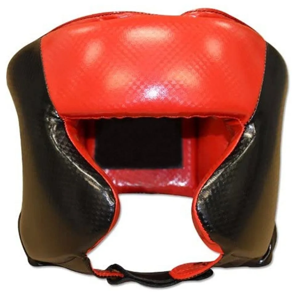 

Unisex Adult MMA Karate Muay Thai Kick Training Helmet PU Cowhide Leather Head Guard Protector for Boxing Taekwondo Rugby Sports