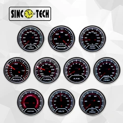 52mm SincoTech 614T Series Automobile Meter Car Motor Air/Fuel Ratio Water Temperture Oil Pressure Boost Voltage Gauge