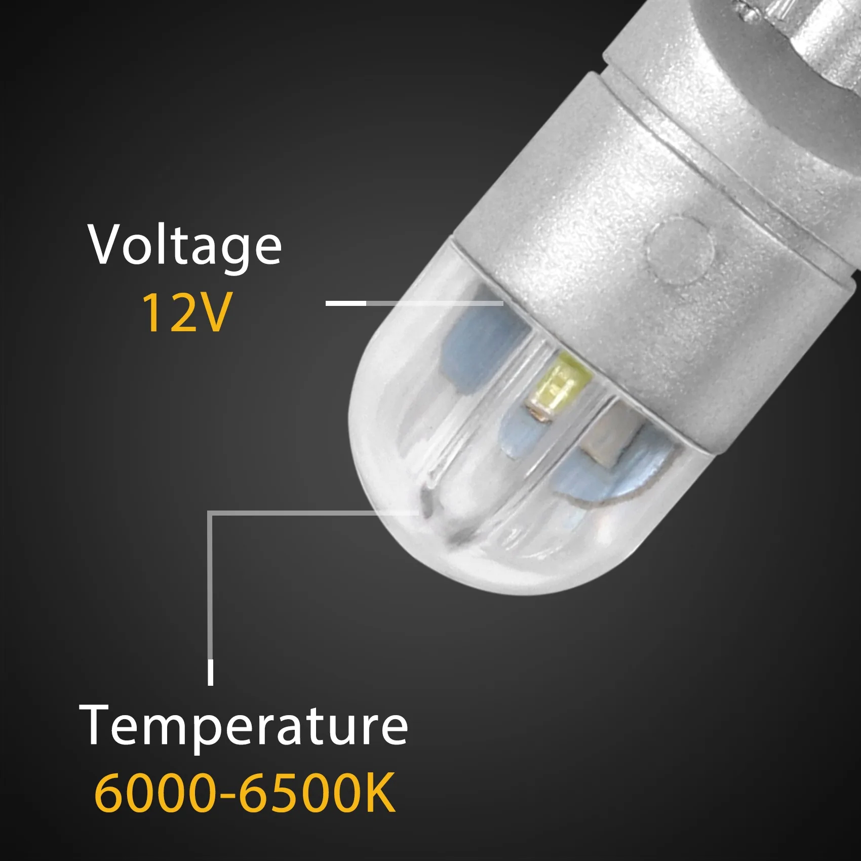 10 sztuk 6000K Canbus T10 168 194 W5W prawa kopułkowa boczna obrysowa żarówka LED biała