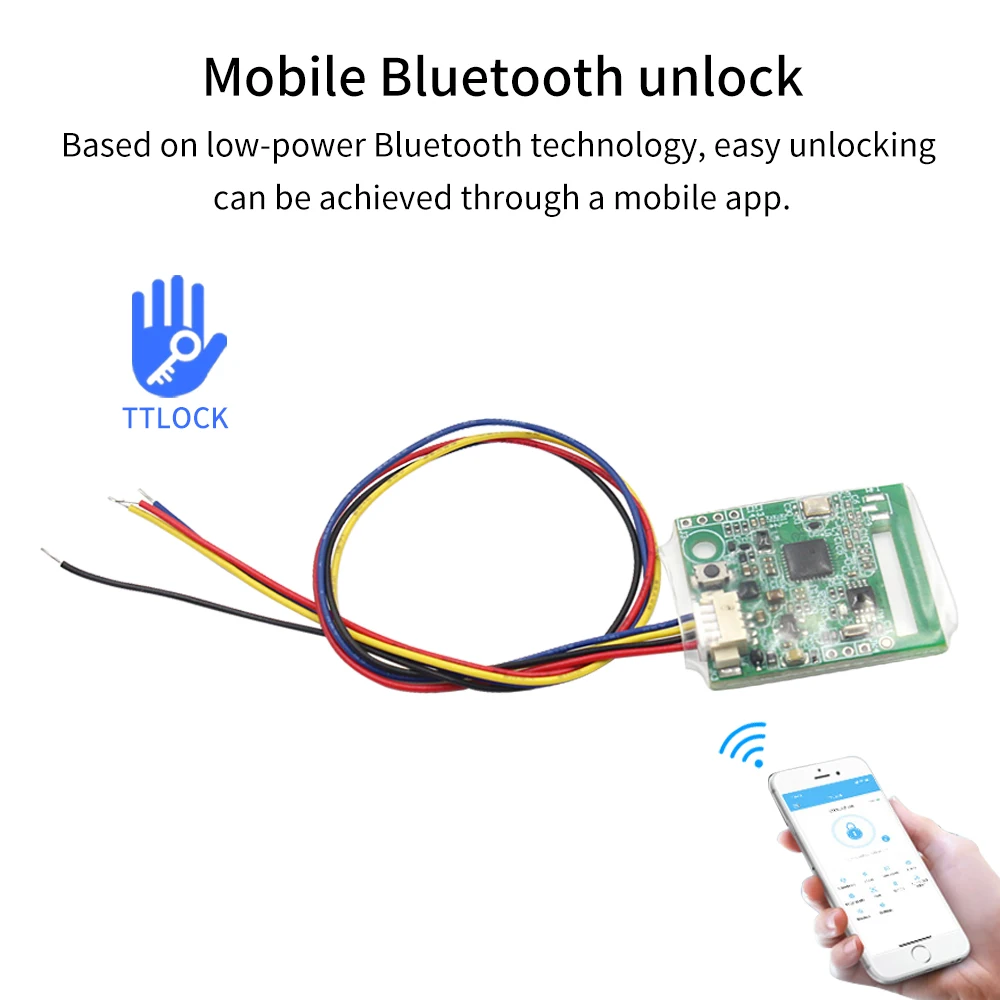 TTLOCK 5,0 Bluetooth умный электронный дверной замок, модуль разблокировки потолка, управление через приложение, модуль переключателя умного дома SN9243 TTHotel