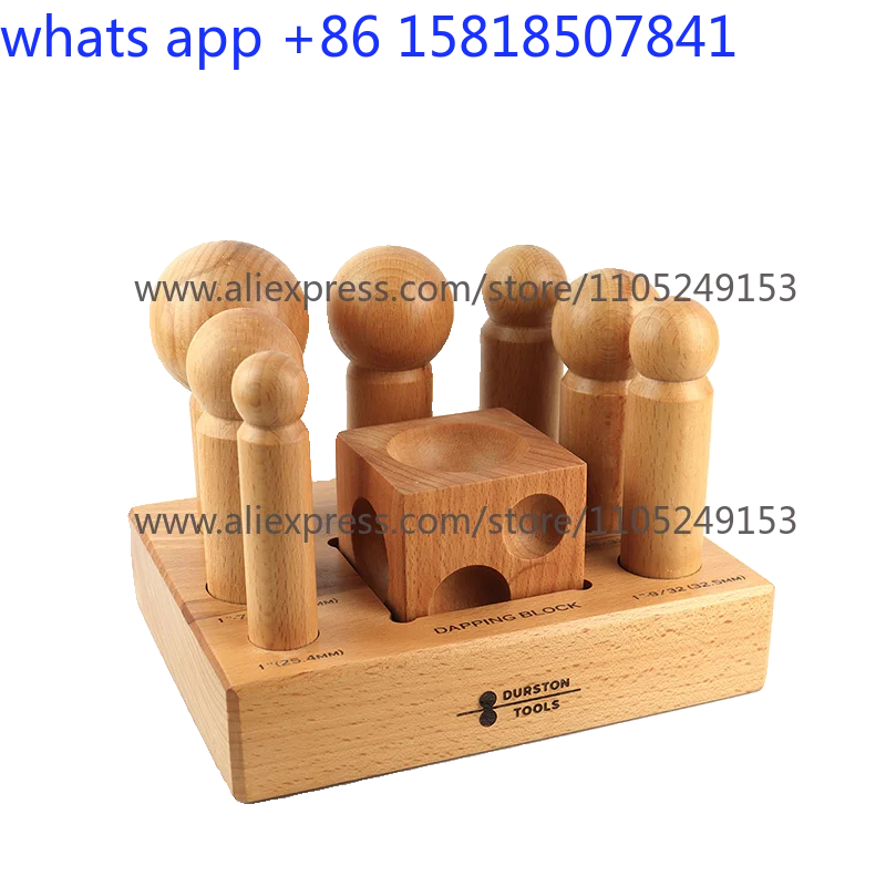Imported wooden nest bead large wooden nest work-7-piece set, gold and silver jewelry processing tools