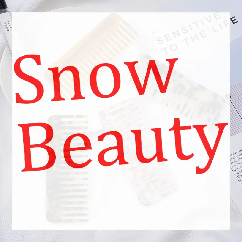 Wide Teeth Acetate Hair Combs Anti-static Massage Hair Brush Hairdressing Colorful Hairdress Salon Styling Traveling Accessories