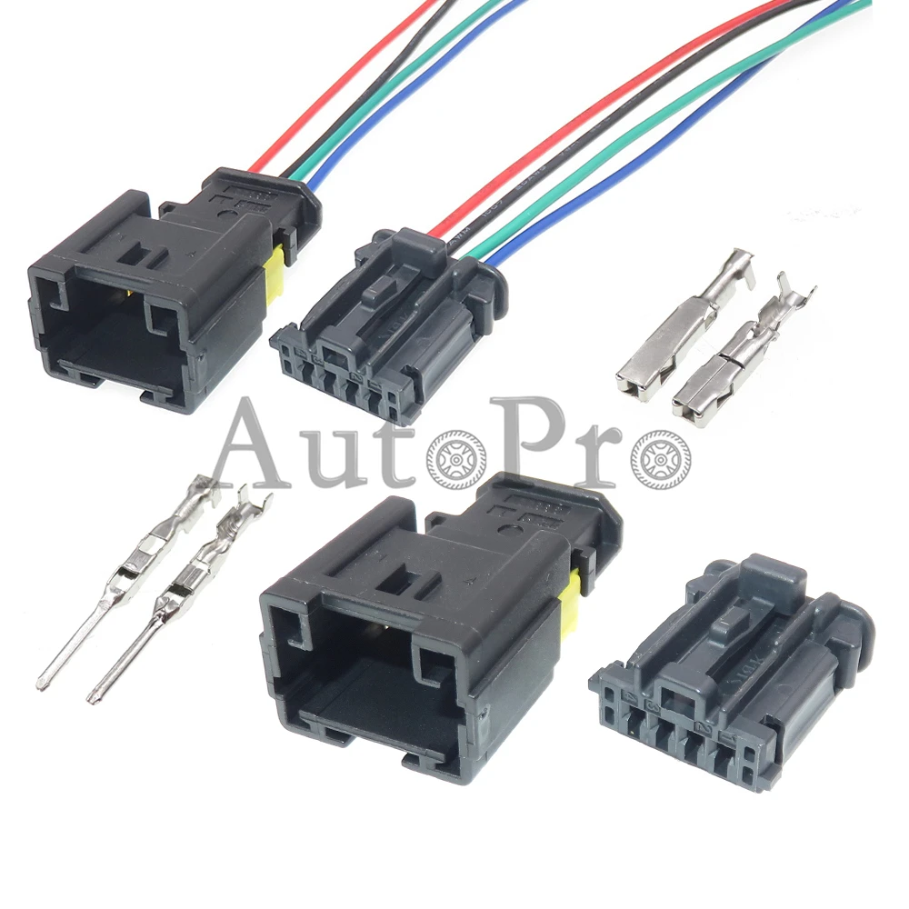 1 Set 4 Hole 98817-1041 AC Assembly Male Plug Female Socket 98822-1041 Auto Accessories Car Wiring Terminal Connector