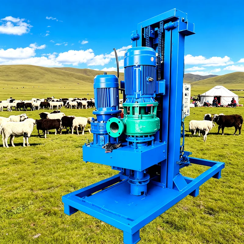 Customized Heavy Duty Small Diesel Water Well Drilling Rig Water Well Drilling Rig for Home Farm Irrigation Drilling Project