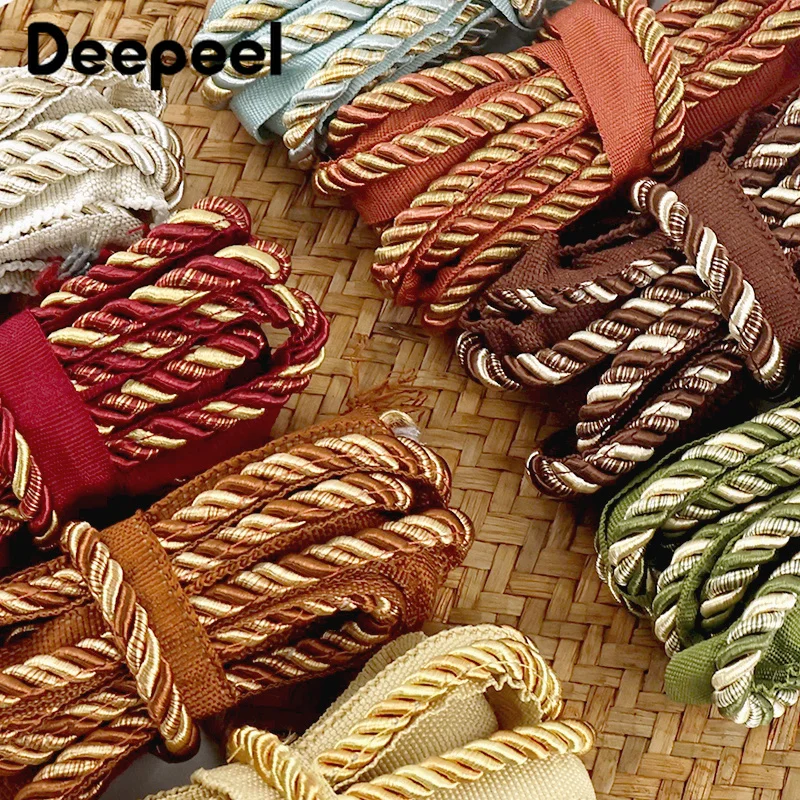 Cord Trim Twisted - 6/12M 6mm Tweekleurig Gedraaid Touw Decoratief