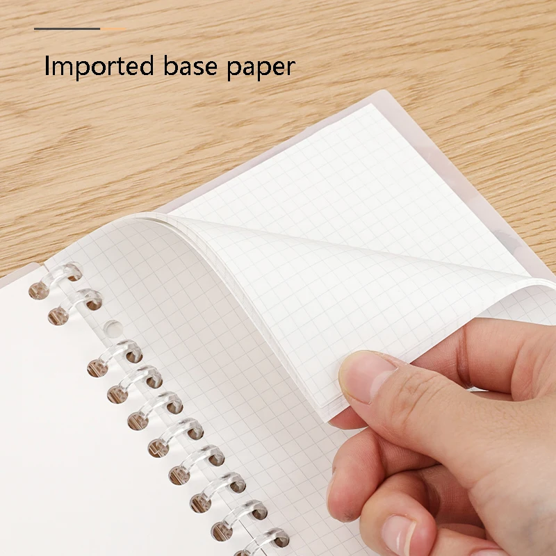 Japan Kokuyo B6 Loose-leaf Book SmartRing Small Fresh Cute Small Portable Detachable Simple Notebook Handbook Planner Stationery