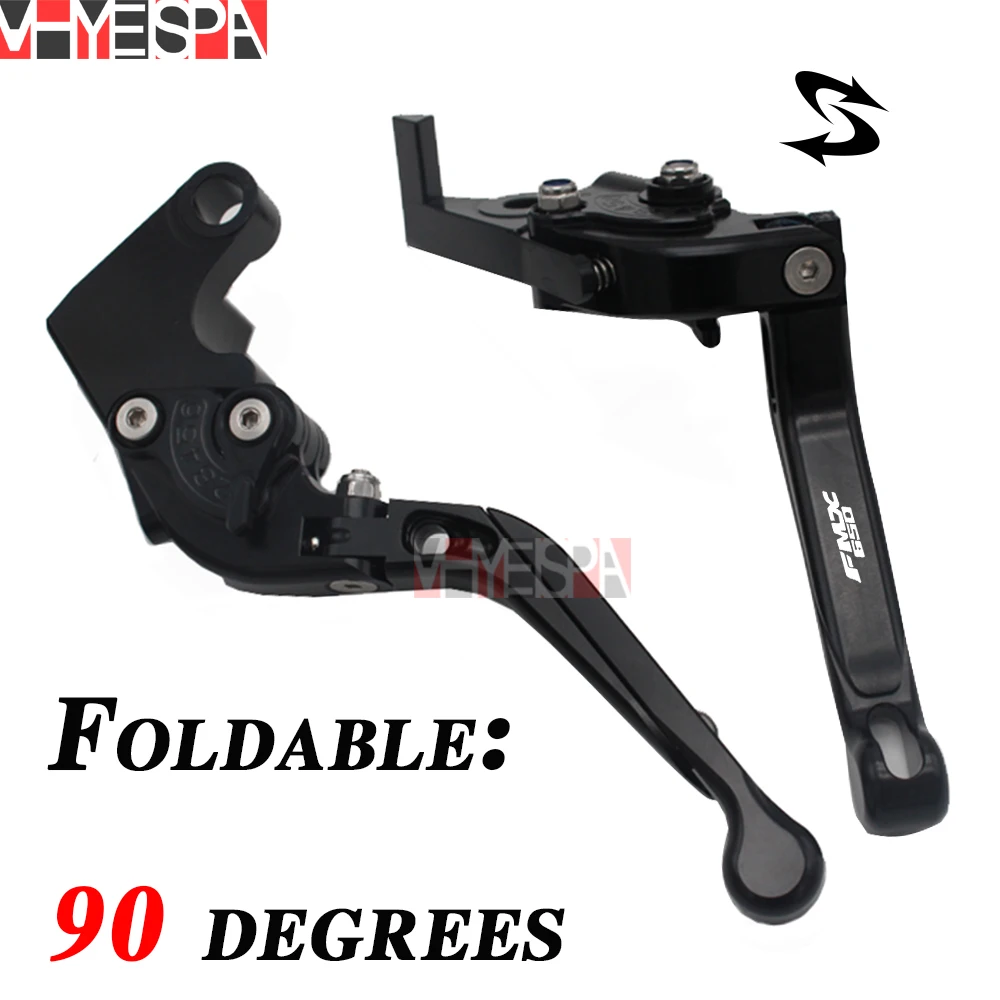 Motorcycle Folding Extendable Brake Clutch Lever For Honda FMX 650 2005-2006 Dominator NX 650 1988-1996 XL600 LMF 85-86 XRV750