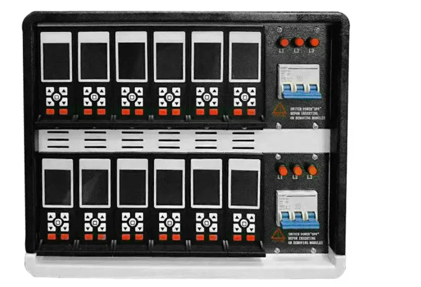 Caixa de controle de temperatura com 11 zonas