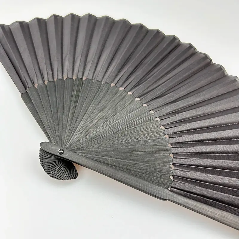 Style chinois noir Vintage main ventilateur pliant fans danse mariage fête faveur chinois