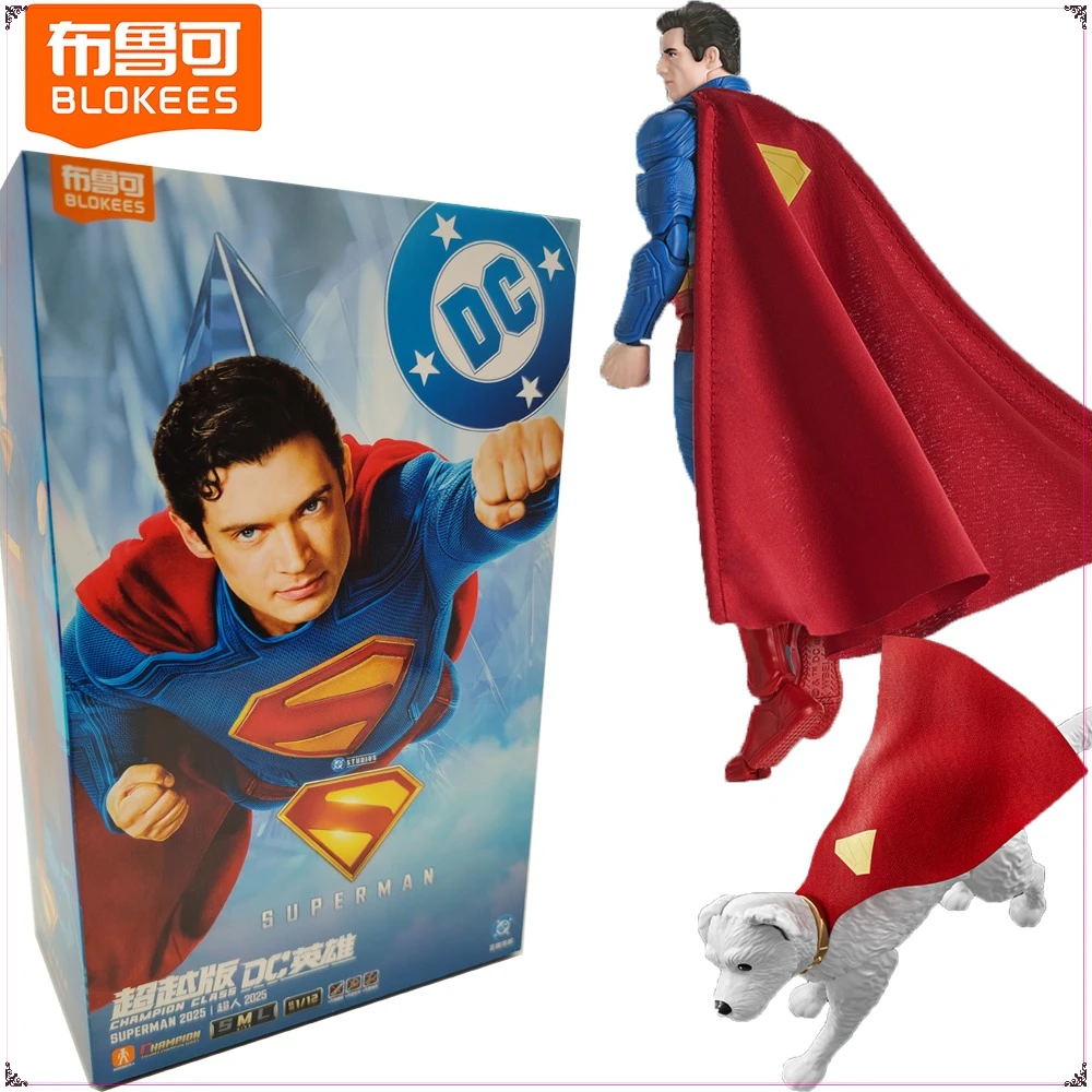 

New Original Blokees Superman 2025 Classic Class Series Action Figures Cartoon Design Exquisite Movable Model Toys Kids Gifts