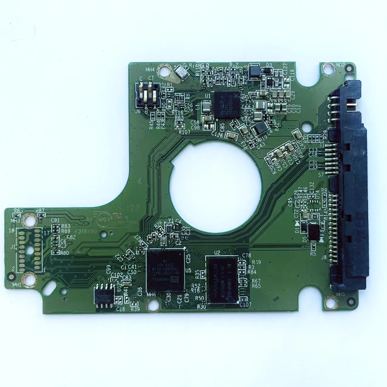 810082 810081 2TB Portable Drive PBC Circuit Board 2060-810082-000 / 2060-810081-000 Corresponding to SATA Board