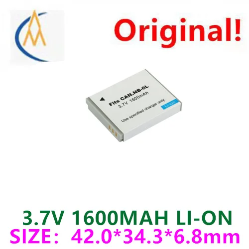 

Купить больше будет дешево, аккумулятор NB6L, Фотокамера, аккумулятор для фотоаппарата, устройство для цифровой фотокамеры NB 6L, 3,7 в, 1600 мАч