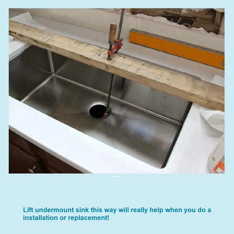 

10pcs Sink Clips, Undermount Sink Brackets, Bathroom Kitchen Ceramic Stainless Steel Sink Basin Support Clamps-A21R